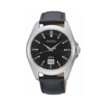 Montre Seiko homme acier bracelet cuir