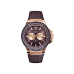 Montre Guess homme mutifonctions m&eacute;tal dor&eacute; rose