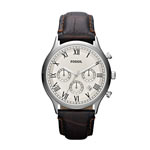 Montre Fossil homme chronographe acier