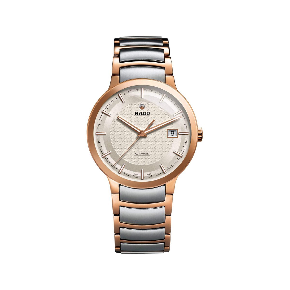 Montre RADO Centrix homme automatique PVD rose bracelet céramique