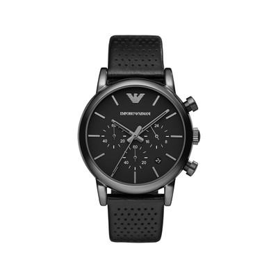 montre armani noir