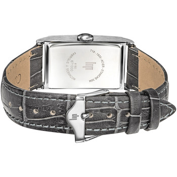 Montre Lip homme acier bracelet cuir