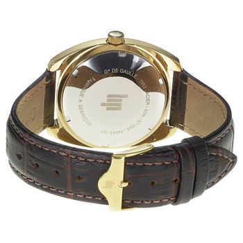 Montre LIP Général de Gaulle acier bracelet cuir