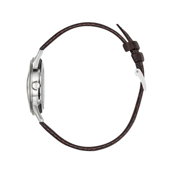 Montre Lip Himalaya homme acier bracelet cuir