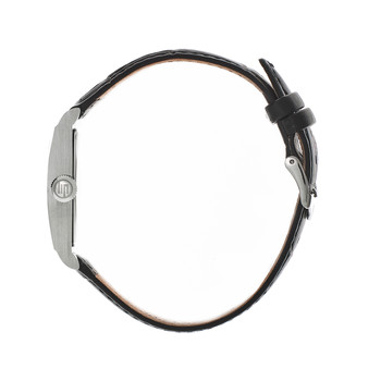 Montre Lip homme acier bracelet cuir
