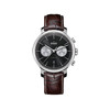 Montre Rado Diamaster homme automatique chronographe acier bracelet cuir brun - vue V1