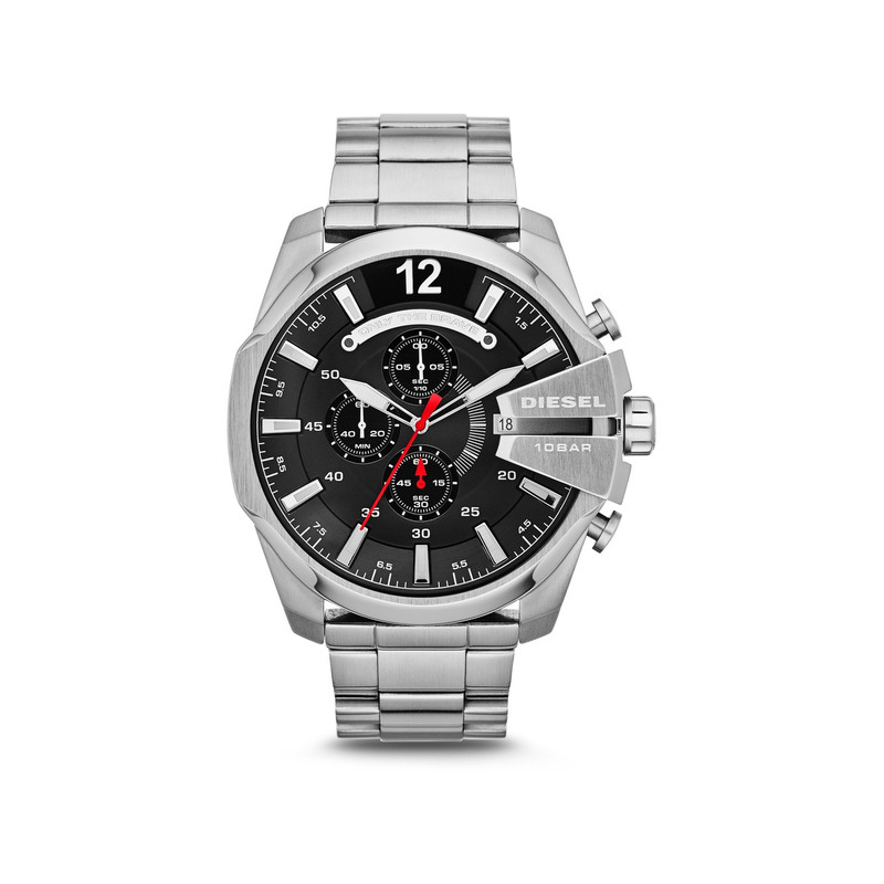 Montre Diesel homme acier chronographe date