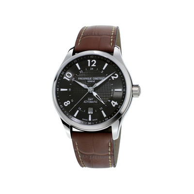 Montre Frederique Constant homme acier cuir MATY