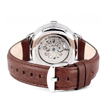 Montre Pierre Lannier homme automatique acier cuir
