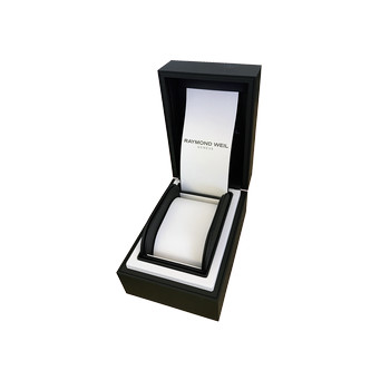 Montre Raymond Weil Freelancer homme cuir noir