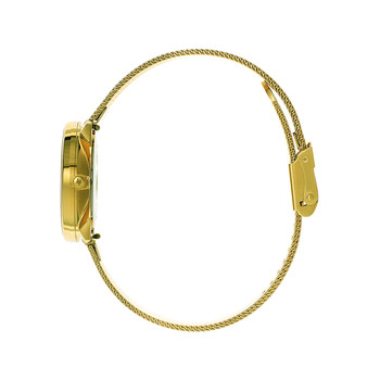 Montre Lip mixte acier doré