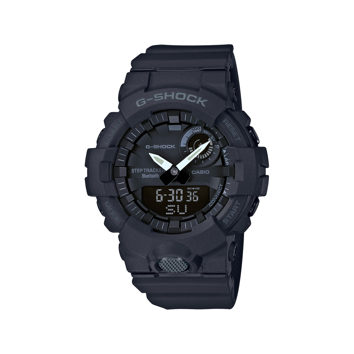 Montre G-shock chrono homme résine noire