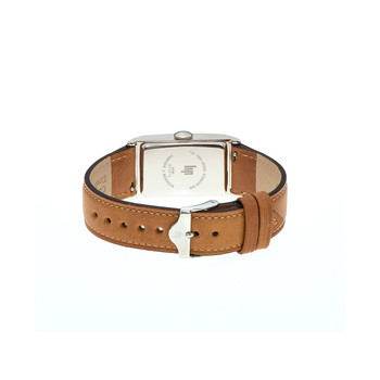 Montre Lip homme acier cuir marron