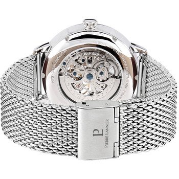 Coffret montre Pierre Lannier homme automatique acier cuir