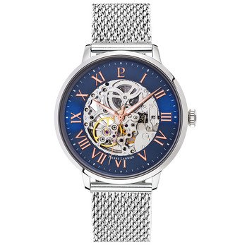 Coffret montre Pierre Lannier homme automatique acier cuir