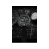 Montre AVI-8 homme chronographe acier noir cuir - vue VD4