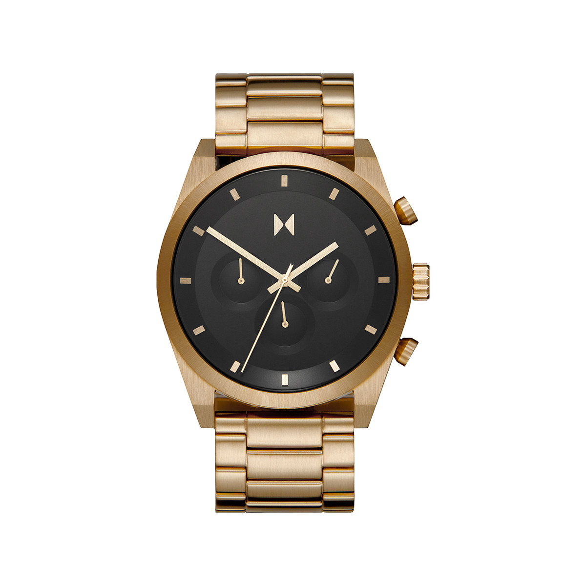 Montre MVMT homme chronographe acier doré