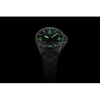 Montre AVI-8 homme chronographe acier