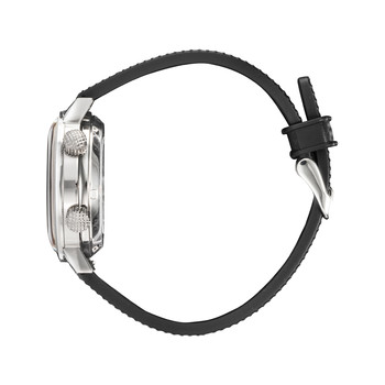 Montre Lip homme automatique acier caoutchouc noir