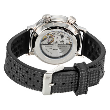 Montre Lip homme automatique acier caoutchouc noir
