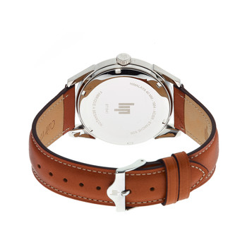 Montre Lip homme acier cuir marron