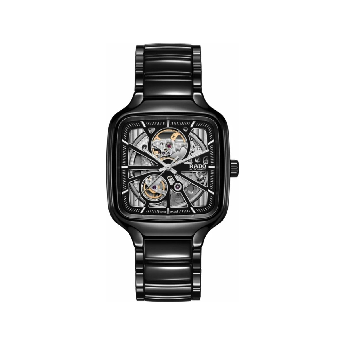 Montre Rado mixte automatique céramique foncée
