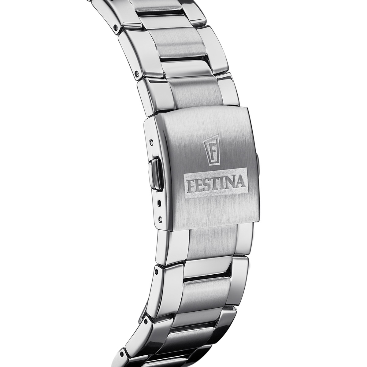 Montre Festina homme chronographe bracelet acier - vue D2