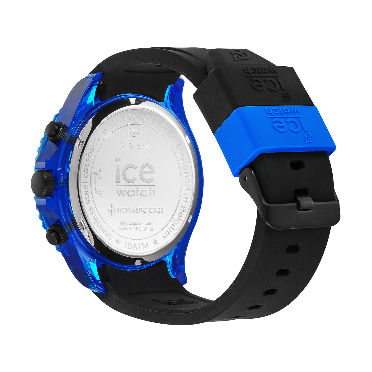 Montre Ice Watch Chrono Homme silicone noir - vue 3