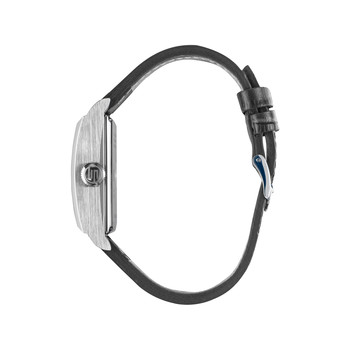 Montre Lip homme automatique acier bracelet cuir gris