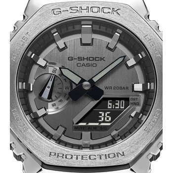 Montre G-SHOCK homme acier bracelet résine noire