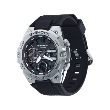 Montre G-SHOCK homme acier bracelet résine noire
