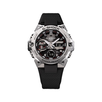 Montre G-SHOCK homme acier bracelet résine noire