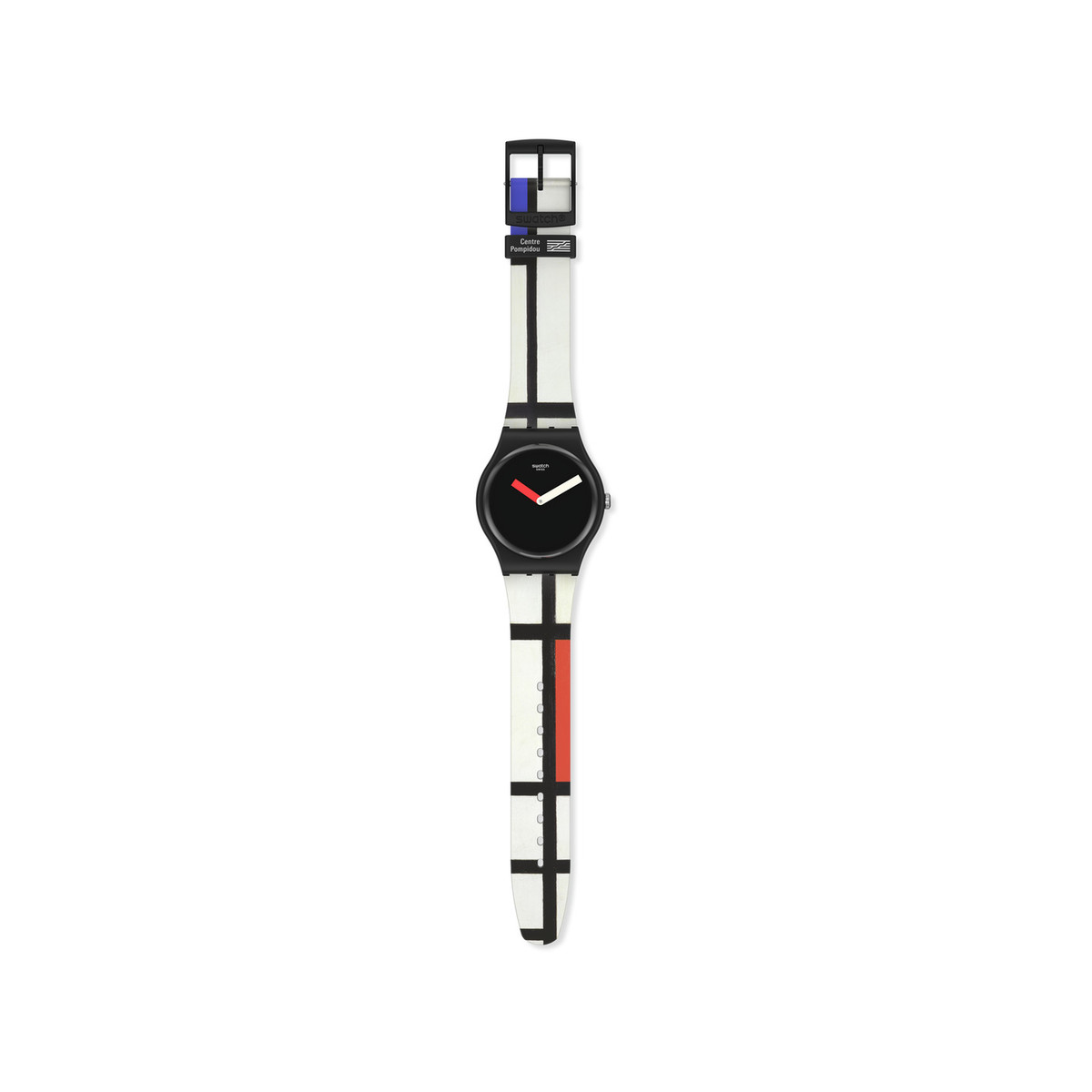 Montre swatch plastique silicone blanc - vue 4