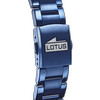 Montre Lotus homme connectée acier bleu bracelet acier revêtement bleu - vue VD2