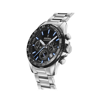 Montre Festina homme chronographe acier bracelet acier