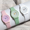 Montre Swatch mixte bioceramic bracelet silicone blanc - vue VD1