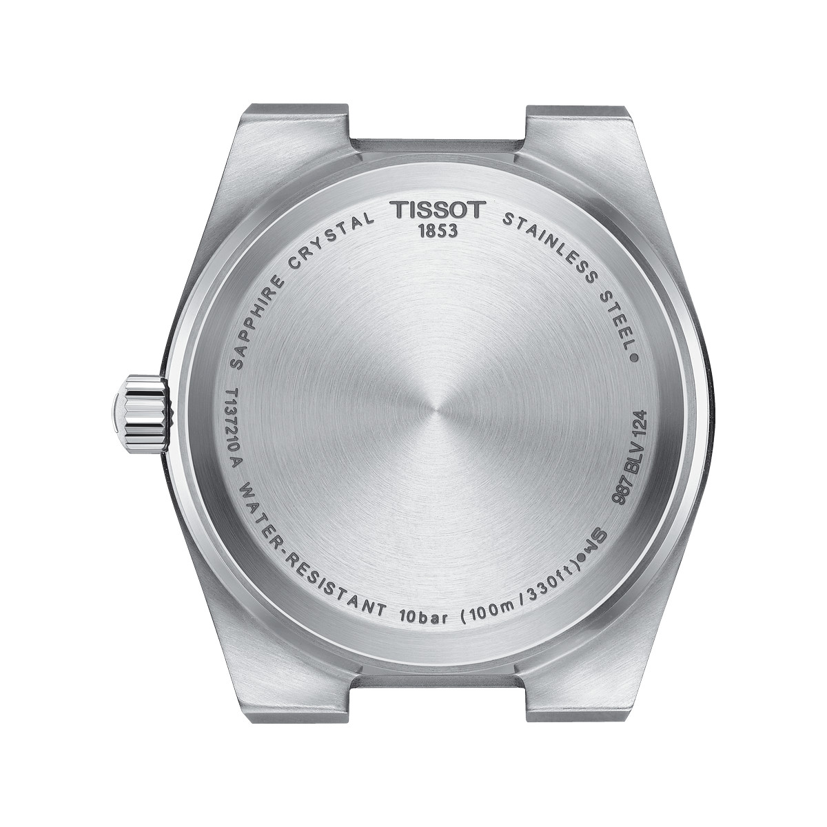 Montre TISSOT T-CLASSIC PRX mixte cadran bleu bracelet acier inoxydable - vue 3