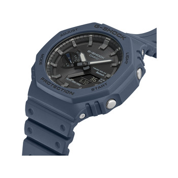 G-SHOCK men's watch with blue resin bracelet