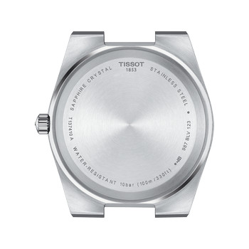 Montre TISSOT T-CLASSIC PRX homme cadran bleu bracelet cuir bleu