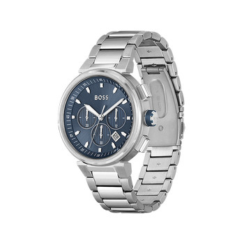 BOSS One herenhorloge met stalen armband