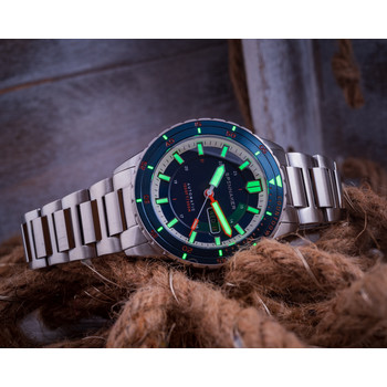 Montre Spinnaker Hass homme automatique bracelet acier