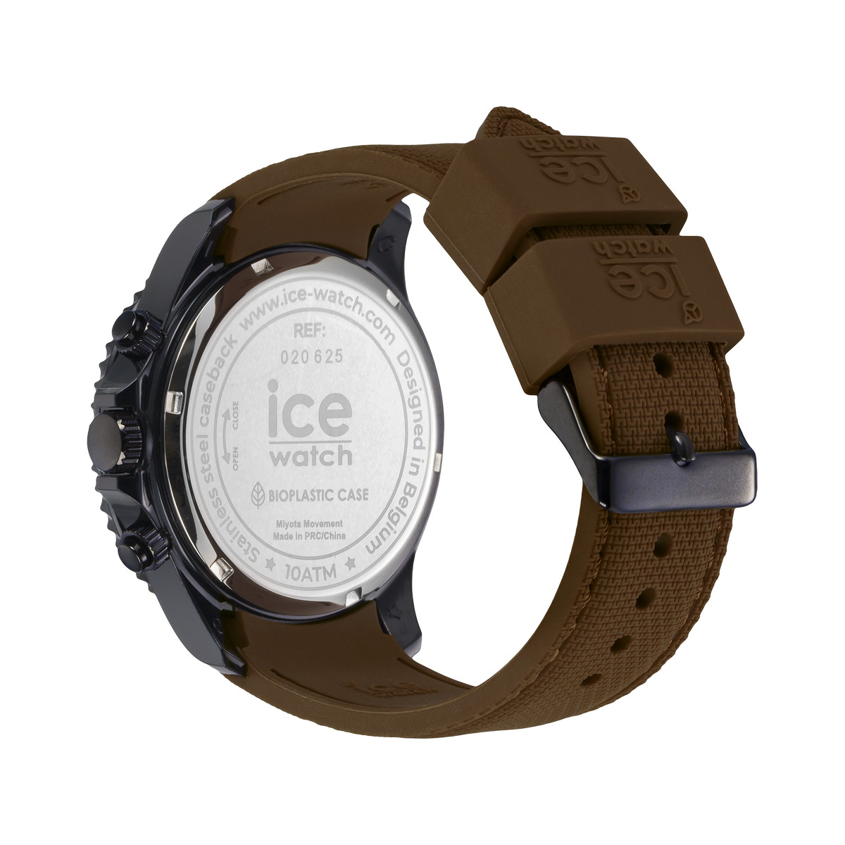 Montre ICE WATCH homme chronographe plastique bracelet caoutchouc noir - vue 3