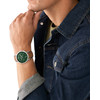 Montre FOSSIL Neutra homme chronographe, bracelet cuir marron - vue Vporté 1