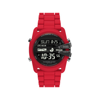 Montre DIESEL Master Chief homme silicone rouge