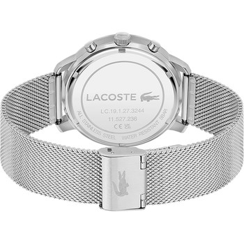 LACOSTE Replay herenhorloge grijs stalen armband