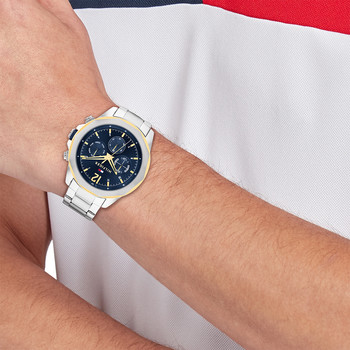 Montre TOMMY HILFIGER Lars homme bracelet acier doré jaune