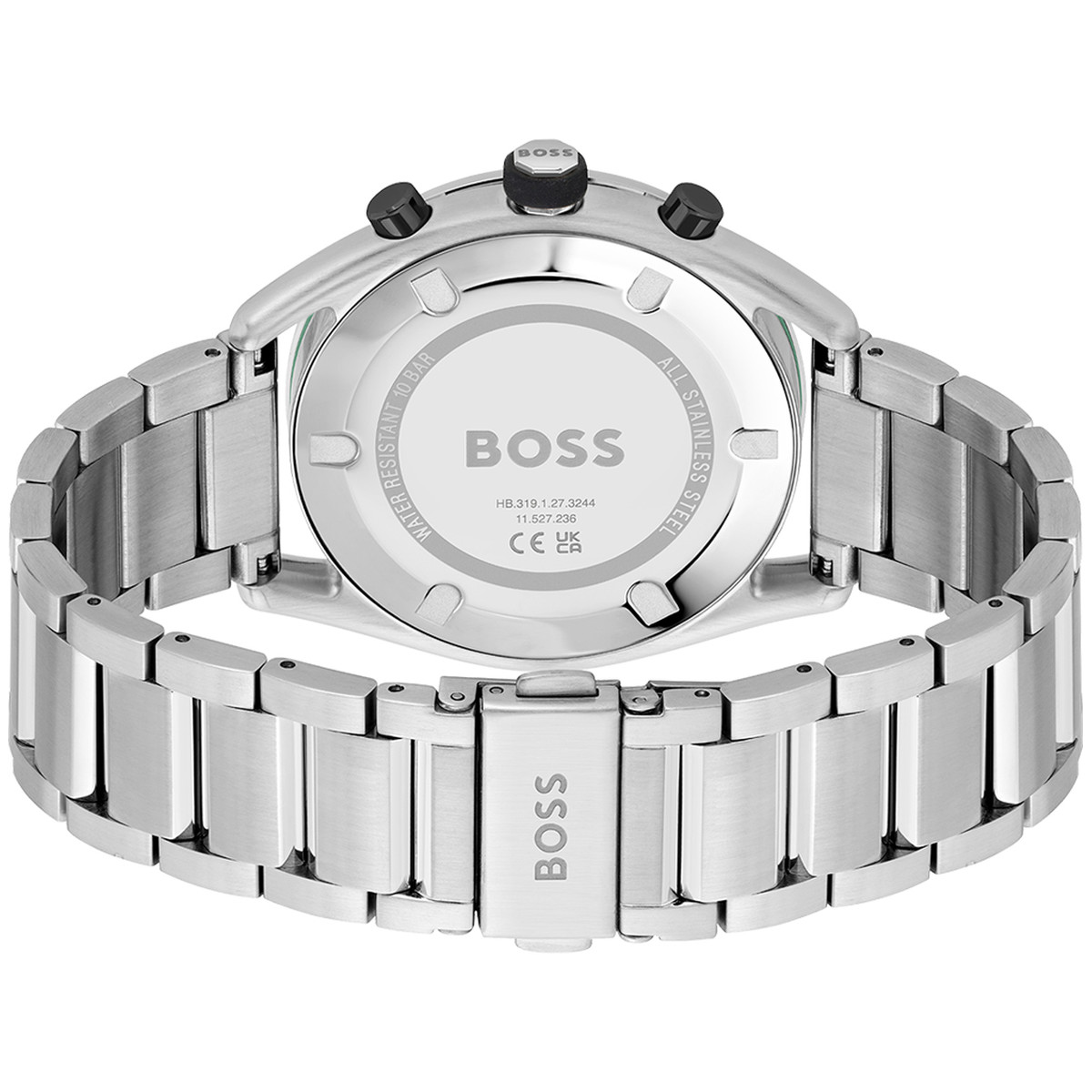 Montre BOSS Sport Lux homme bracelet acier gris - vue 3
