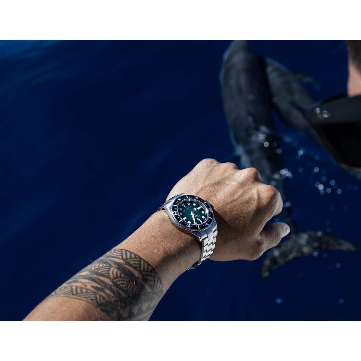 Montre SPINNAKER Spence homme automatique bracelet acier - vue porté 3