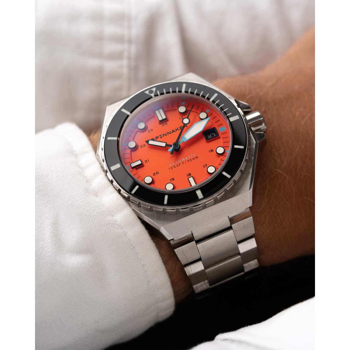 SPINNAKER Dumas automatisch herenhorloge met stalen armband - gedragen 1 bekijken