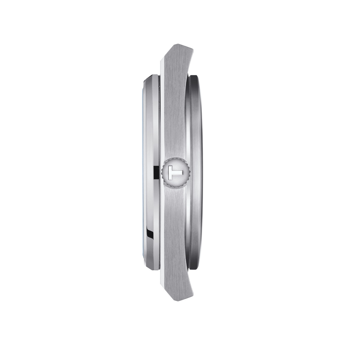 Montre TISSOT PRX POWERMATIC homme automatique cadran bleu clair bracelet gris - vue 2